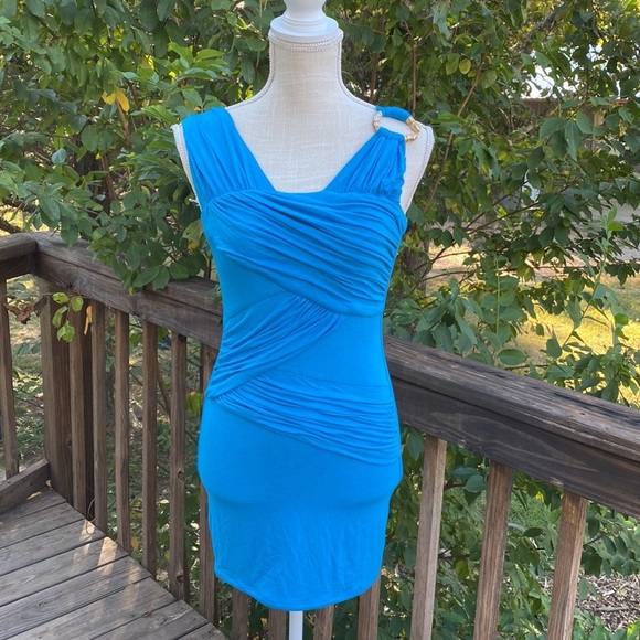 Sky brand snake embellished sleeveless body-con party club dress - Picture 2 of 8